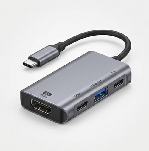 3-in-1 USB-C hub